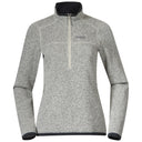 Bergans KAMPHAUG KNITTED W HALF ZIP - Chalk Sand XS Oberbekleidung - PeakStyle