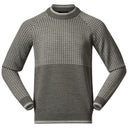 Bergans M ALVDAL WOOL JUMPER - Dark Olive Green - Vanilla White S Oberbekleidung - PeakStyle