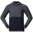 Bergans M ALVDAL WOOL JUMPER - Navy Blue - Vanilla White S Oberbekleidung - PeakStyle