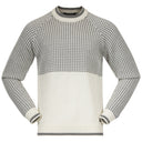 Bergans M ALVDAL WOOL JUMPER - Vanilla White - Solid Dark Grey S Oberbekleidung - PeakStyle