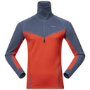 Bergans M INNER DUAL MERINO HALF ZIP - Lava - Granite Blue S Oberbekleidung - PeakStyle