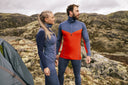 Bergans M INNER DUAL MERINO HALF ZIP - Lava - Granite Blue S Oberbekleidung - PeakStyle