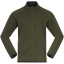 Bergans M KAMPHAUG KNITTED JACKET - Dark Olive Green S Oberbekleidung - PeakStyle