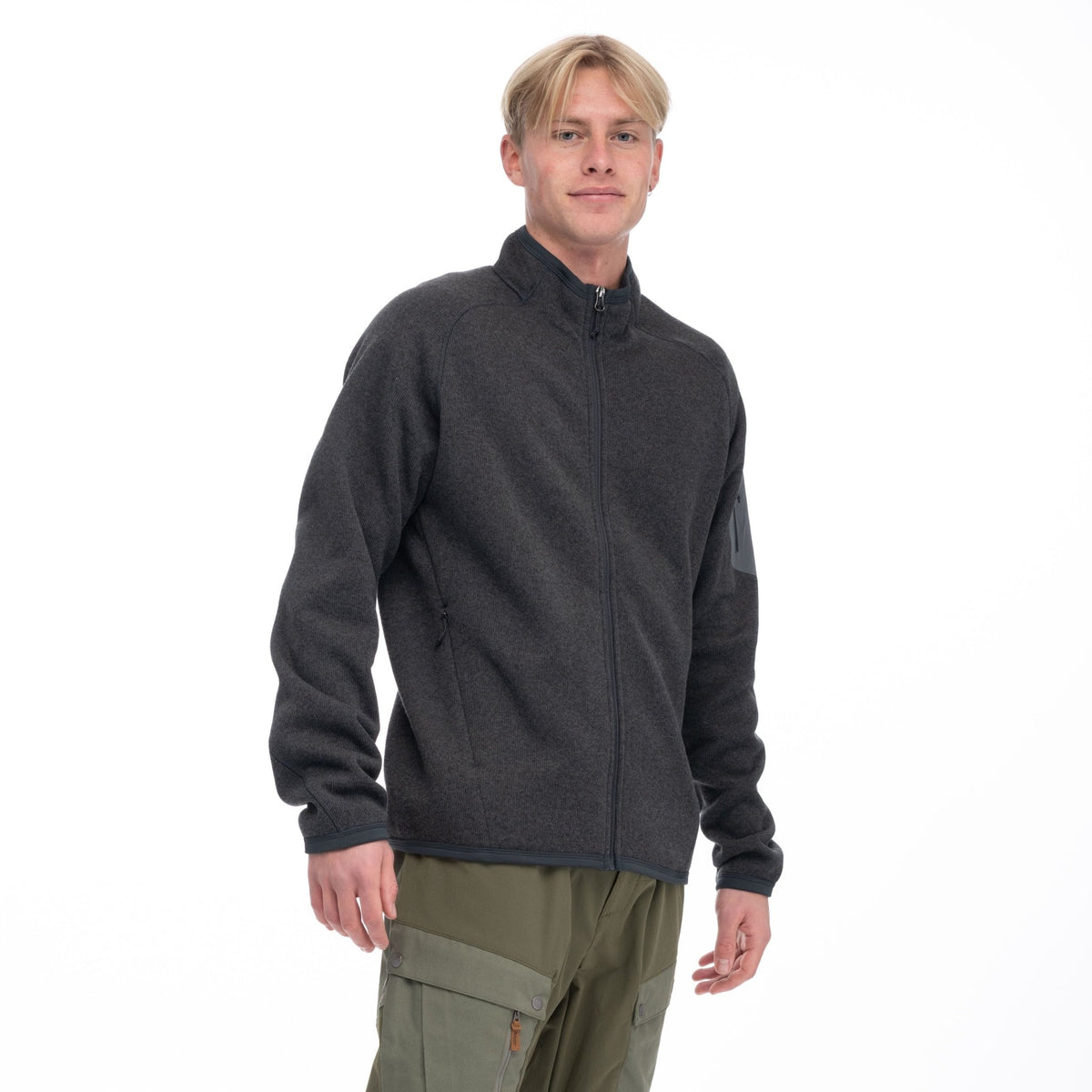 Bergans M KAMPHAUG KNITTED JACKET - Midlayer at PeakStyle