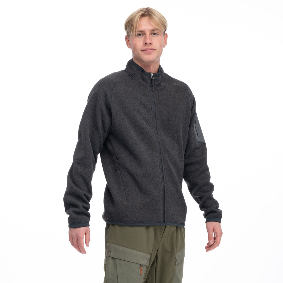 Bergans M KAMPHAUG KNITTED JACKET - Midlayer at PeakStyle