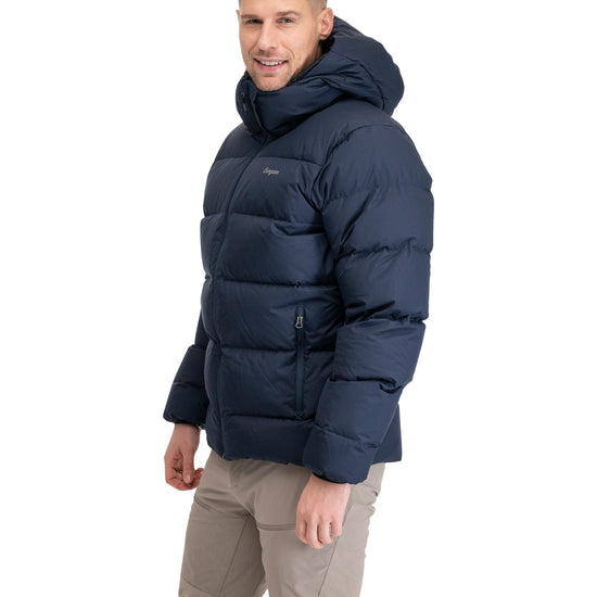 Bergans M LAVA WARM DOWN JACKET W/HOOD - Down jackets at PeakStyle
