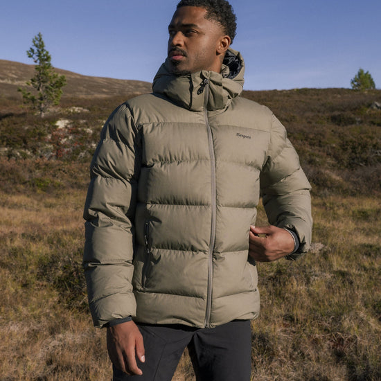 Bergans M LAVA WARM DOWN JACKET W/HOOD - Down jackets at PeakStyle