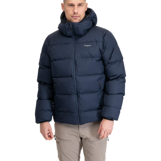 Bergans M LAVA WARM DOWN JACKET W/HOOD - Down jackets at PeakStyle