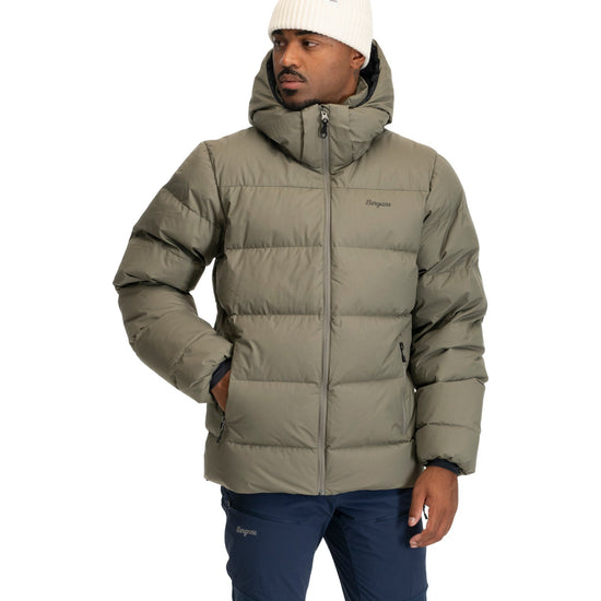 Bergans M LAVA WARM DOWN JACKET W/HOOD - Down jackets at PeakStyle