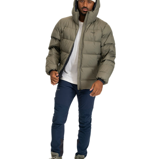Bergans M LAVA WARM DOWN JACKET W/HOOD - Down jackets at PeakStyle