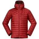 Bergans M MAGMA LIGHT DOWN JACKET W/HOOD - Dark Brick S Oberbekleidung - PeakStyle