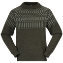 Bergans M NORDMARKA MERINO JUMPER - Dark Green Mud - Light Green Mud S Oberbekleidung - PeakStyle