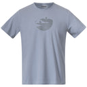 Bergans M NORDMARKA ORGANIC COTTON PRINT TEE - Husky Blue - Husky Blue Sunset S Oberbekleidung - PeakStyle