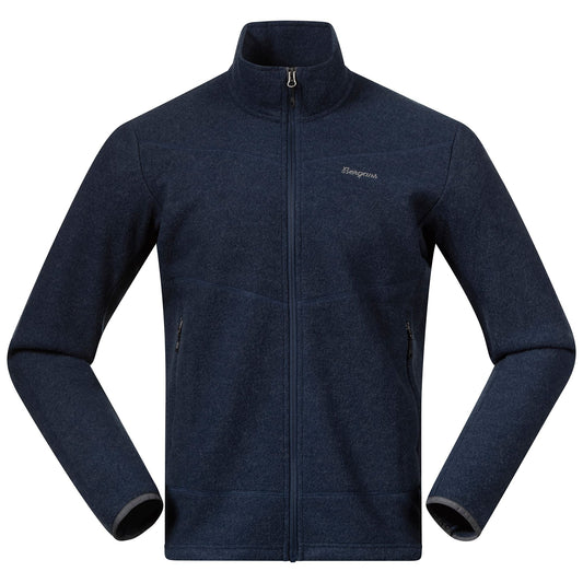 Bergans M RABOT MERINO FLEECE MIDLAYER JACKET - Midlayer at PeakStyle
