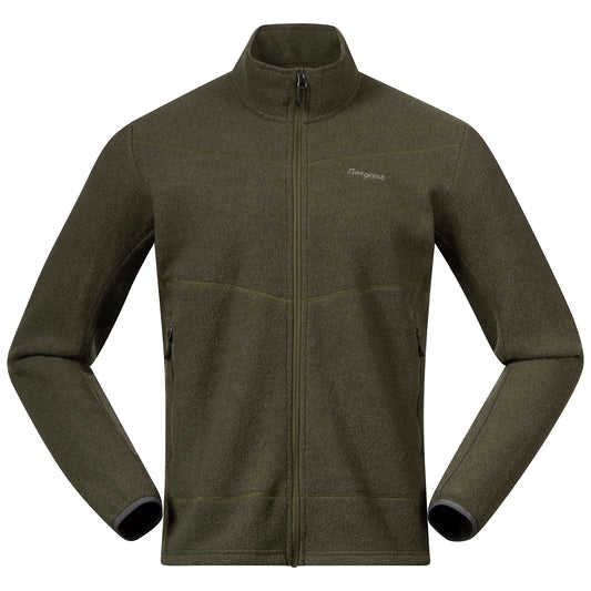 Bergans M RABOT MERINO FLEECE MIDLAYER JACKET - Midlayer at PeakStyle