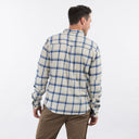 Bergans M TOVDAL SHIRT - Chalk Sand - Riviera Blue Check S Oberbekleidung - PeakStyle