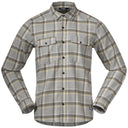 Bergans M TOVDAL SHIRT - Light Green Mud Check S Oberbekleidung - PeakStyle