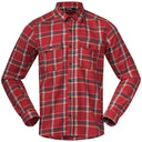 Bergans M TOVDAL SHIRT - Red Sand Check S Oberbekleidung - PeakStyle