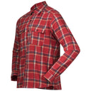 Bergans M TOVDAL SHIRT - Red Sand Check S Oberbekleidung - PeakStyle