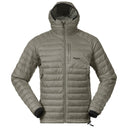 Bergans M VAAGAA LIGHT DOWN JACKET HOOD - Green Mud S Oberbekleidung - PeakStyle