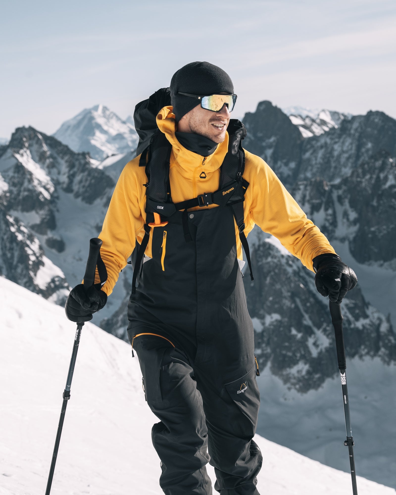 Bergans M Y MOUNTAINLINE BOLD 3L SHELL BIB PANTS - Winter sports pants at PeakStyle