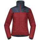 Bergans ROROS LIGHT INSULATED W JACKET - Red - Orion Blue XS Oberbekleidung - PeakStyle