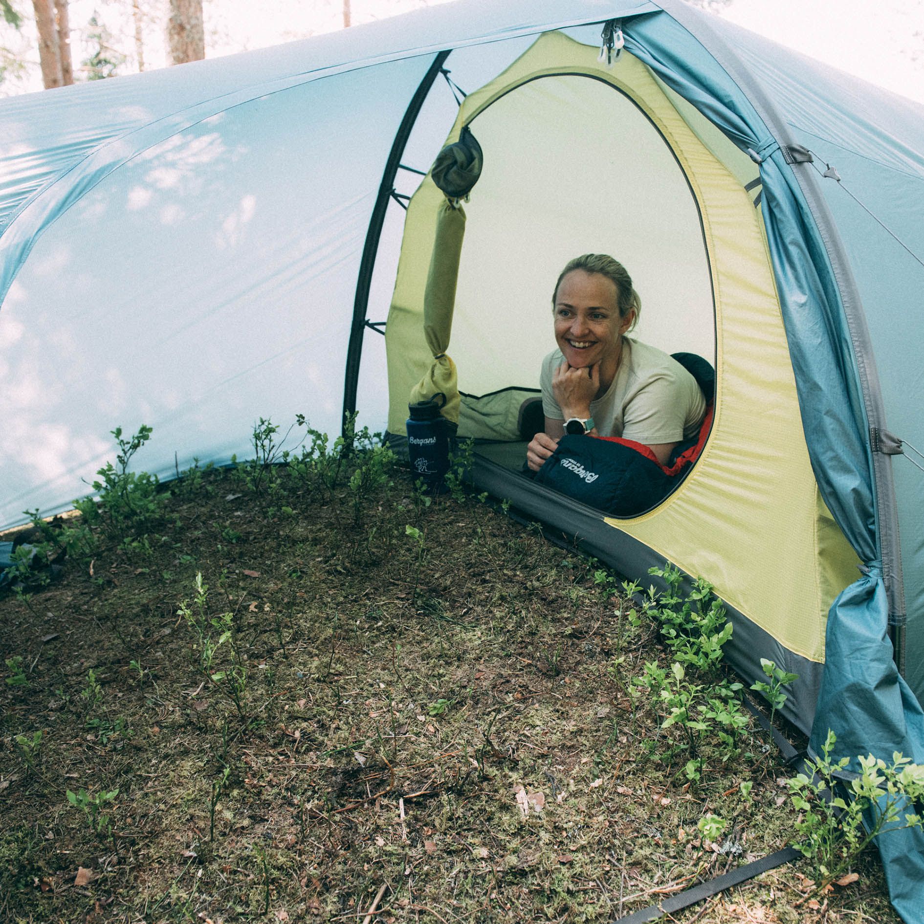 Bergans TROLLHETTA TUNNEL 3 - PERS TENT - Tents at PeakStyle