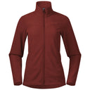 Bergans W FINNSNES FLEECE JACKET - Chianti Red XS Oberbekleidung - PeakStyle