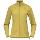 Bergans W FINNSNES FLEECE JACKET - Light Olive Green XS Oberbekleidung - PeakStyle