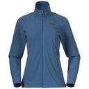 Bergans W FINNSNES FLEECE JACKET - North Sea Blue XS Oberbekleidung - PeakStyle