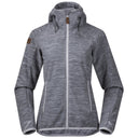 Bergans W HAREID FLEECE JACKET - Aluminium XS Oberbekleidung - PeakStyle