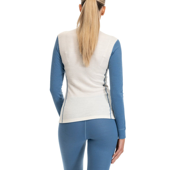 Bergans W INNER:DUAL MERINO HALF ZIP - Underwear at PeakStyle