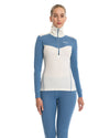 Bergans W INNER:DUAL MERINO HALF ZIP - Underwear at PeakStyle