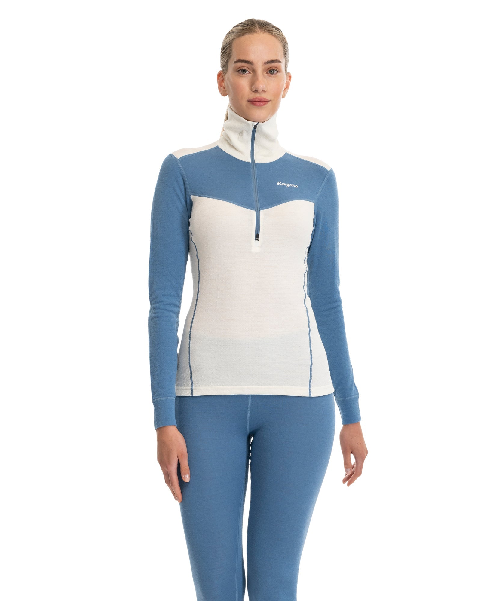 Bergans W INNER:DUAL MERINO HALF ZIP - Underwear at PeakStyle