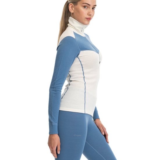 Bergans W INNER:DUAL MERINO HALF ZIP - Underwear at PeakStyle