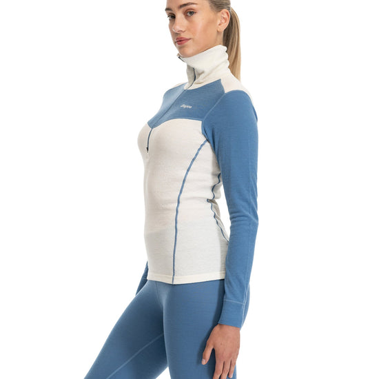 Bergans W INNER:DUAL MERINO HALF ZIP - Underwear at PeakStyle