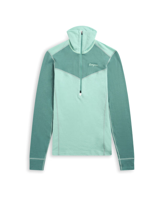 Bergans W INNER:DUAL MERINO HALF ZIP - Underwear at PeakStyle