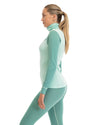 Bergans W INNER:DUAL MERINO HALF ZIP - Underwear at PeakStyle