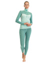 Bergans W INNER:DUAL MERINO HALF ZIP - Underwear at PeakStyle
