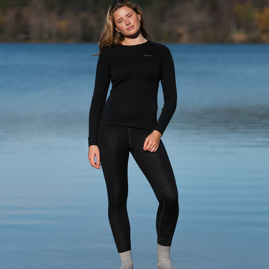 Bergans W INNER:DUAL MERINO TIGHTS - Tights at PeakStyle