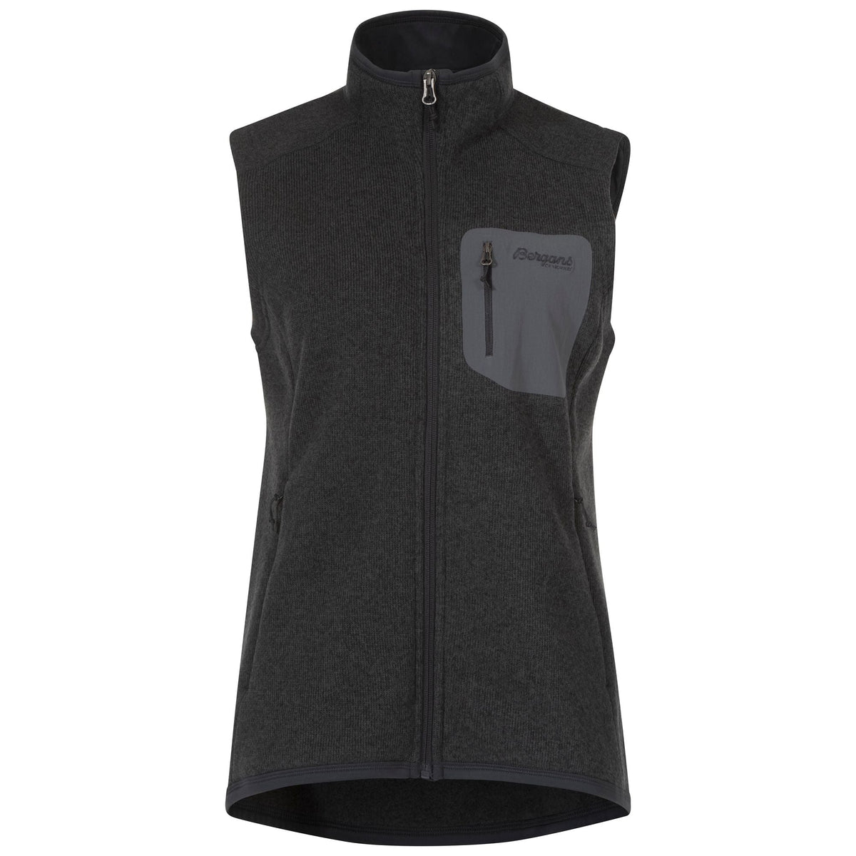 Bergans W KAMPHAUG KNITTED VEST - Midlayer at PeakStyle