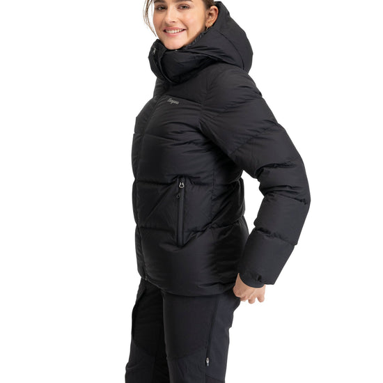 Bergans W LAVA WARM DOWN JACKET W/HOOD - Down jackets at PeakStyle