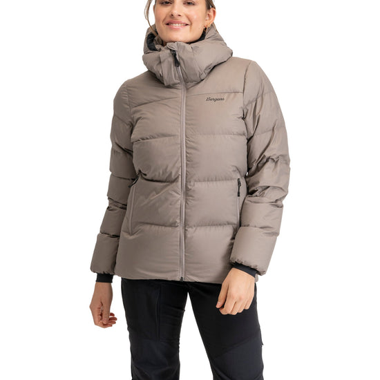 Bergans W LAVA WARM DOWN JACKET W/HOOD - Down jackets at PeakStyle