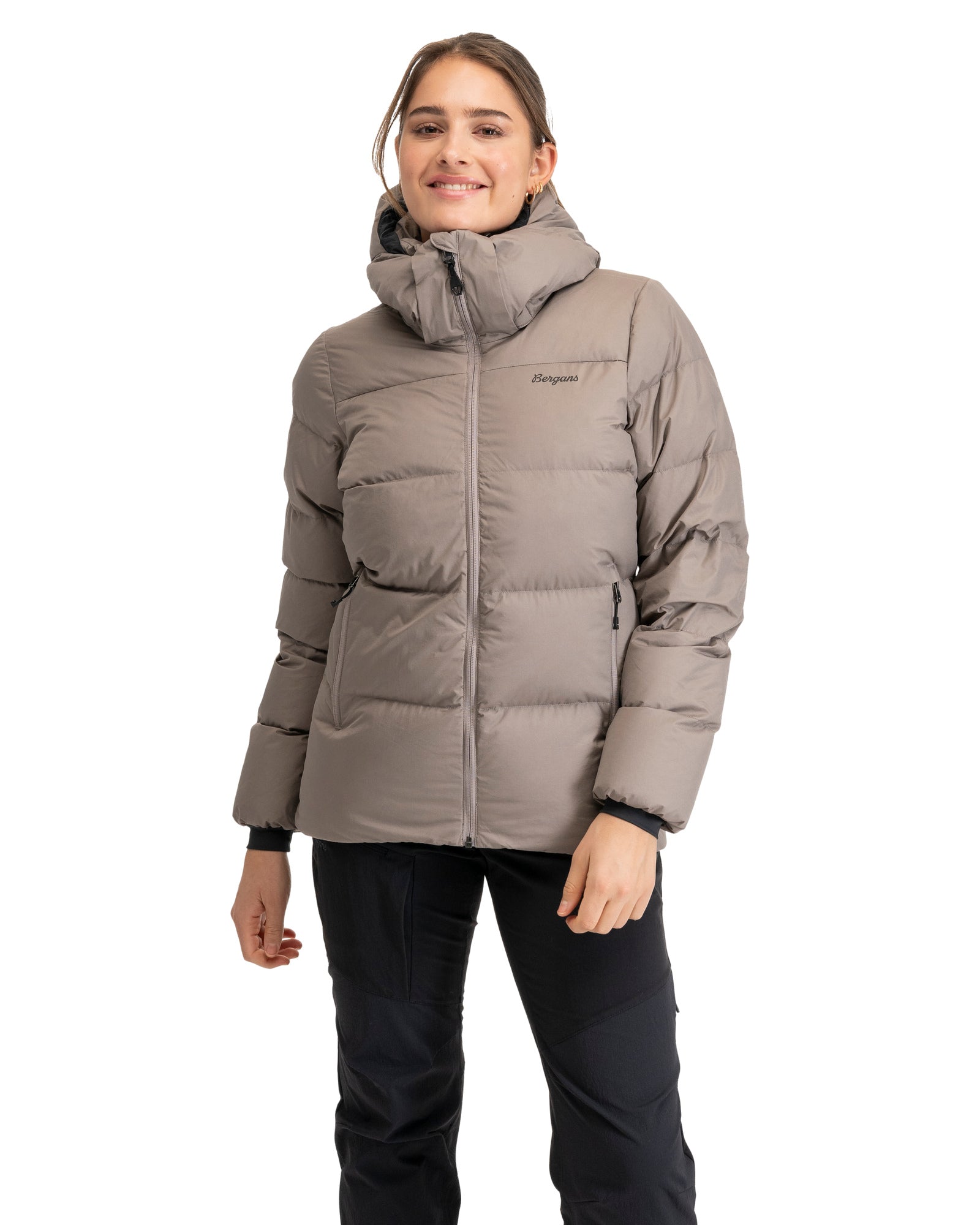 Bergans W LAVA WARM DOWN JACKET W/HOOD - Down jackets at PeakStyle