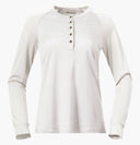 Bergans W LYSEBU WOOL HENLEY - Vanilla White XS Oberbekleidung - PeakStyle