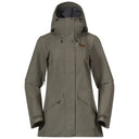 Bergans W NORDMARKA 2L SHELL JACKET - Green Mud XS Oberbekleidung - PeakStyle