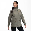 Bergans W NORDMARKA 2L SHELL JACKET - Green Mud XS Oberbekleidung - PeakStyle