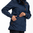 Bergans W NORDMARKA 2L SHELL JACKET - Navy Blue XS Oberbekleidung - PeakStyle