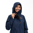Bergans W NORDMARKA 2L SHELL JACKET - Navy Blue XS Oberbekleidung - PeakStyle
