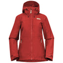 Bergans W NORDMARKA LEAF LIGHT WIND JACKET - Dark Brick XS Oberbekleidung - PeakStyle